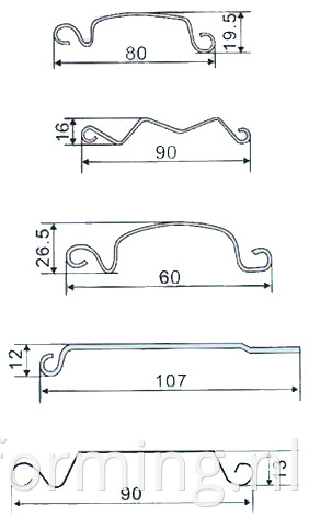 profile drawing of shutter door